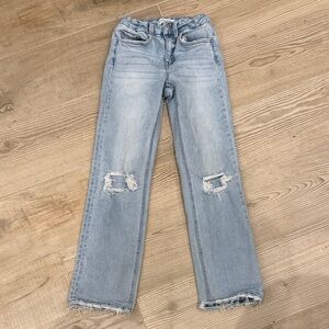 Flying Monkey Light Blue Distressed Kids Jeans